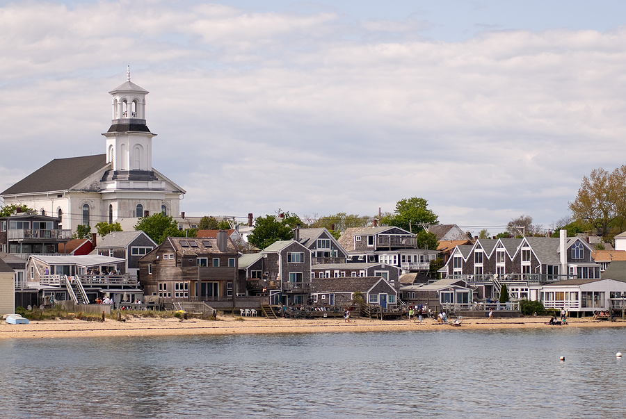 Image of Beachfront Houses In Provincetown, Cape Cod