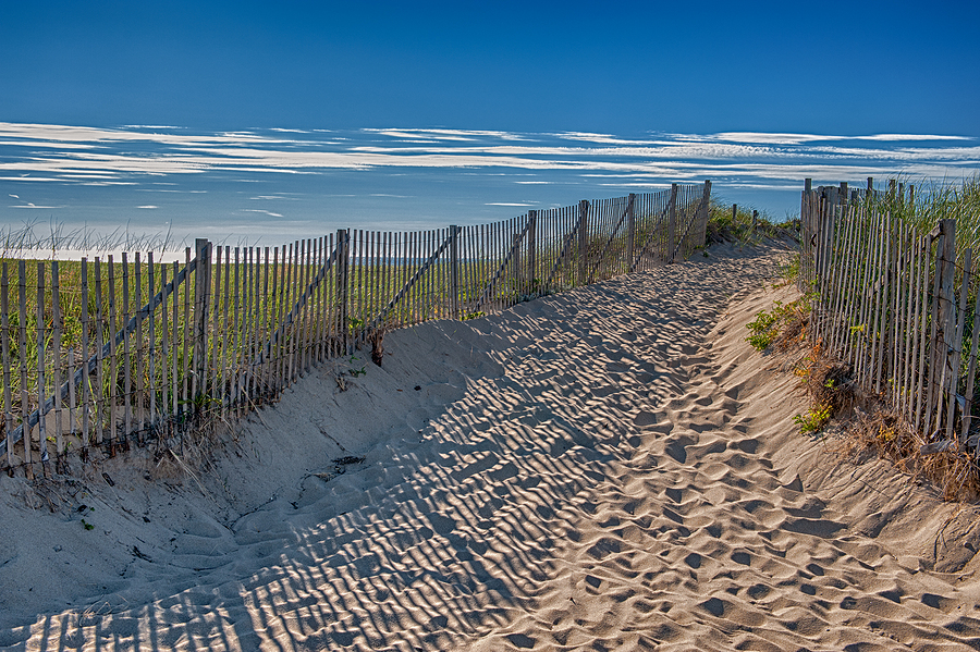 Beach Entrance Summer at Cape Cod