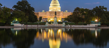 Us Capital Building In Washington Dc, Usa